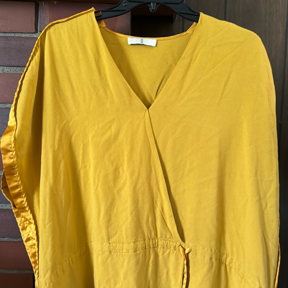 Yellow Wrap Dress